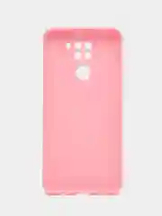Розовый чехол Xiaomi Redmi Note 9 силиконовый