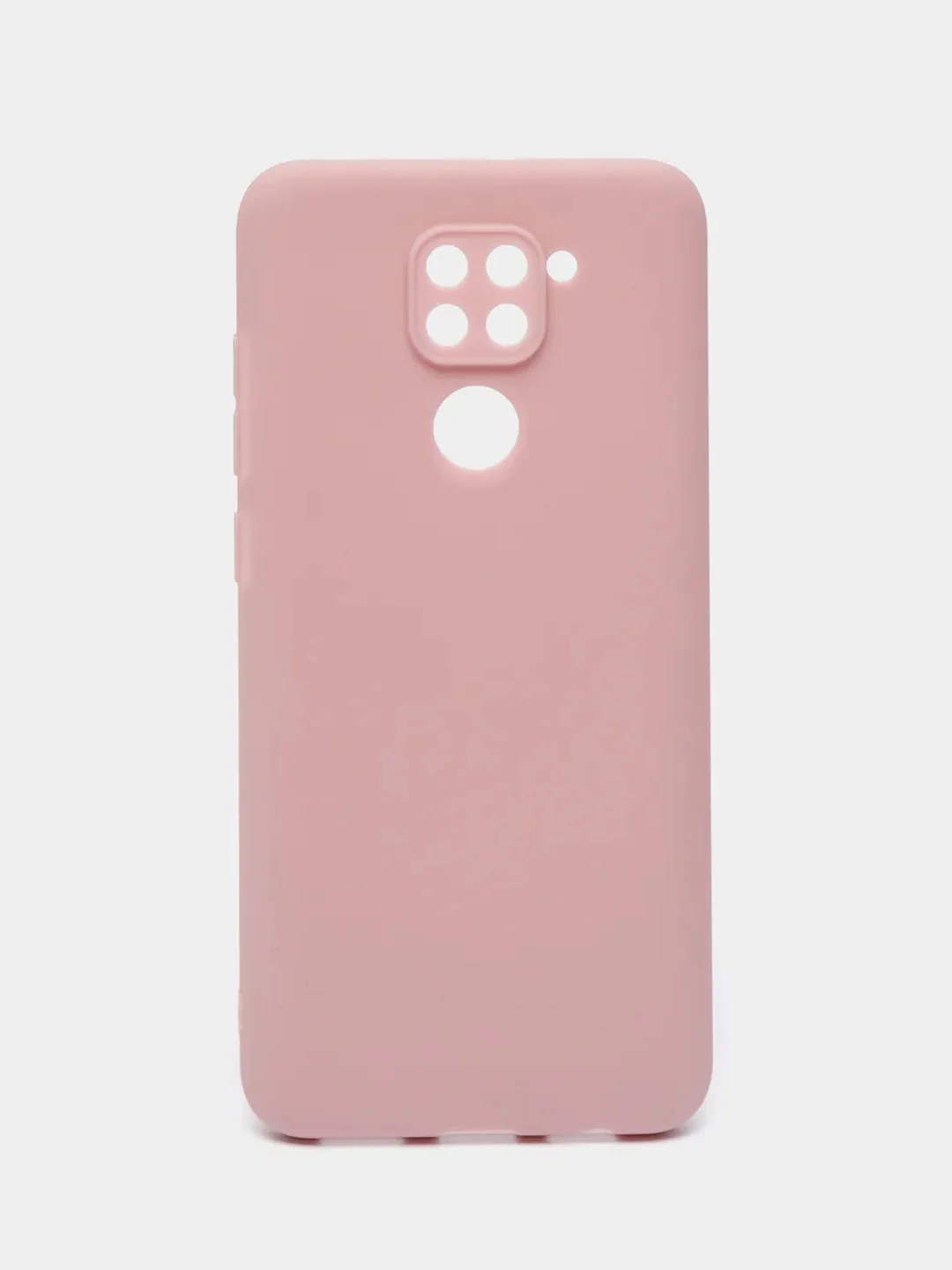 Бежевый чехол Xiaomi Redmi Note 9 силиконовый