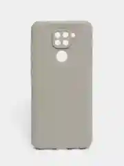 Серый чехол Xiaomi Redmi Note 9 силиконовый