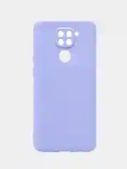 Небесно-голубой чехол Xiaomi Redmi Note 9 силиконовый