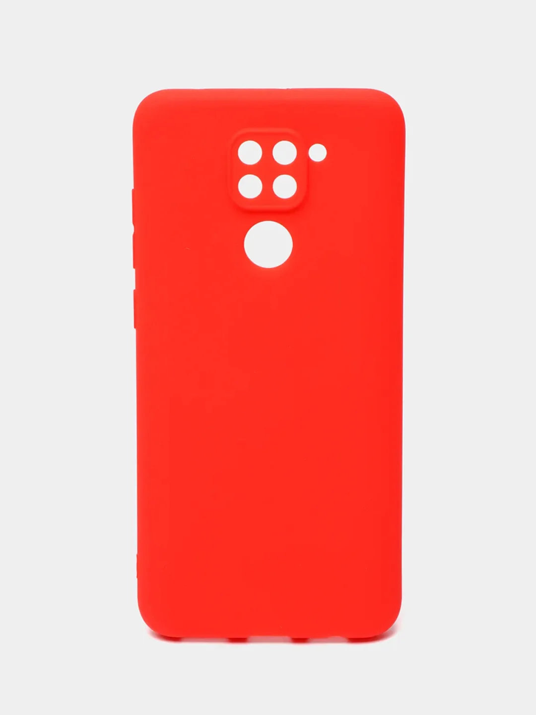 Красный чехол Xiaomi Redmi Note 9 силиконовый