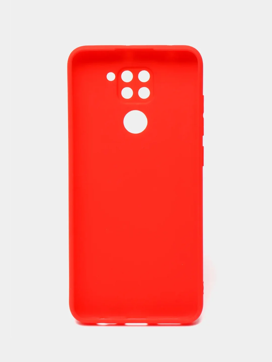 Красный чехол Xiaomi Redmi Note 9 силиконовый