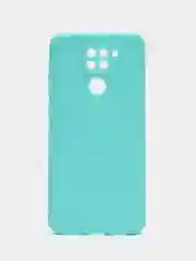 Бирюзовый чехол Xiaomi Redmi Note 9 силиконовый