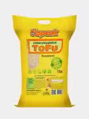 Наполнитель Барсик Tofu Кукурузный, комкующийся, для кошачьего туалета