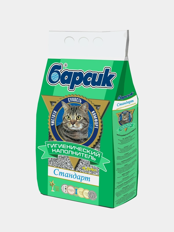 Наполнитель Барсик "Стандарт", для кошачьего туалета