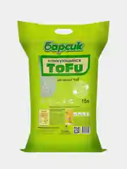 Наполнитель Барсик Tofu "Зелёный чай", комкующийся, для кошачьего туалета