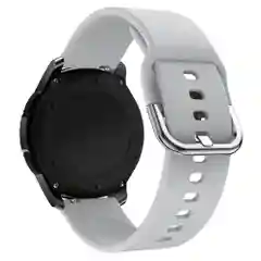 Серый силиконовый ремешок 20мм для Samsung Galaxy Watch 4 5/Gear S2/Galaxy Watch 3 41mm (20мм)
