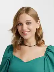 Черный чокер из бисера
