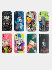 Светящийся чехол-накладка LUXO для iPhone XR с флуоресцентным рисунком KAWS