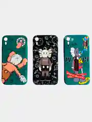 Светящийся чехол-накладка LUXO для iPhone XR с флуоресцентным рисунком KAWS