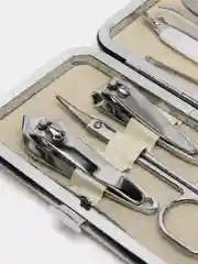 Белый маникюрный набор из 7 предметов, детский