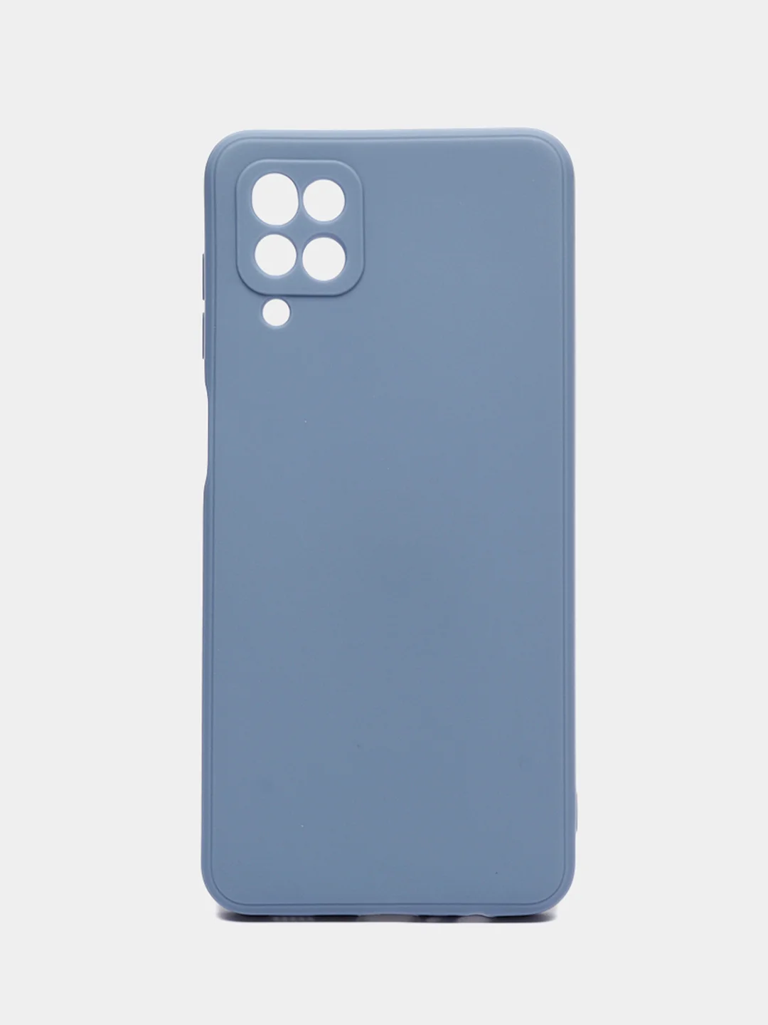 Синий меланж чехол силиконовый цветной для Samsung A12 51 А31 A22 A32 A50 A71 A40 A52 A72 A21s самсунг