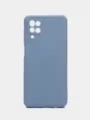 Синий меланж чехол силиконовый цветной для Samsung A12 51 А31 A22 A32 A50 A71 A40 A52 A72 A21s самсунг