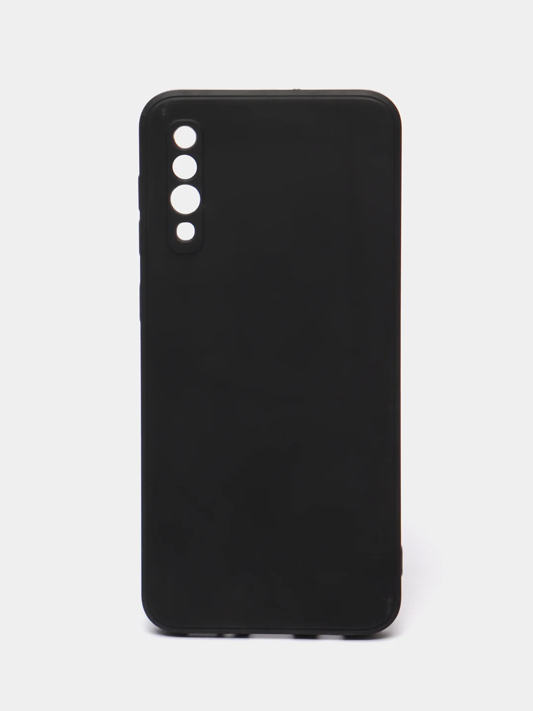 Черный чехол силиконовый цветной для Samsung A12 51 А31 A22 A32 A50 A71 A40 A52 A72 A21s самсунг