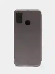 Серый чехол книжка Honor 9X Lite