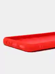 Красный чехол Huawei NOVA Y71 / Nova Y70, с бархатом внутри и защитой камеры