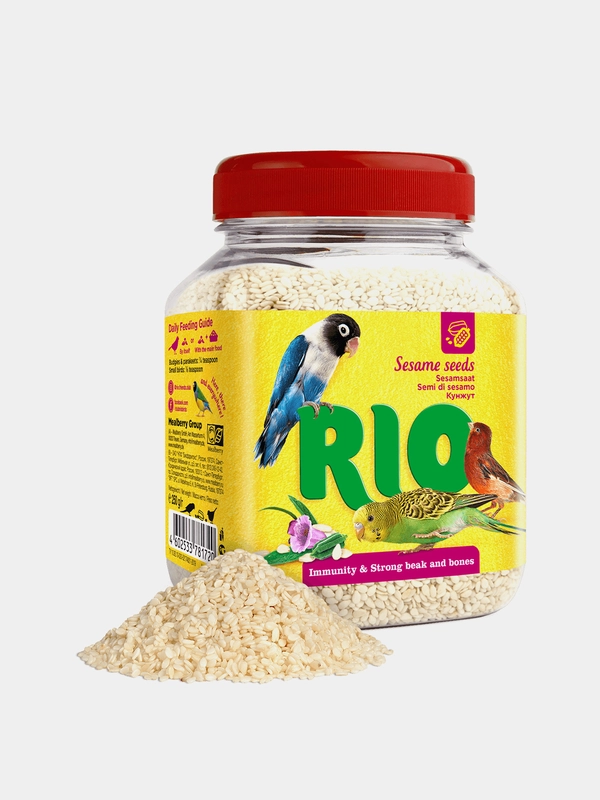 Лакомство для декоративных птиц "Семена кунжута", 250 г, Rio