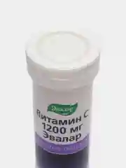Витамин С 1200, шипучие таблетки, 20 штук по 3,8 г, туба