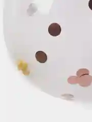 Фиолетовый воздушный шар с конфетти, прозрачный, 30 см