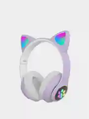 Детские беспроводные наушники "Cat Ear", c кошачьими светящимися ушками