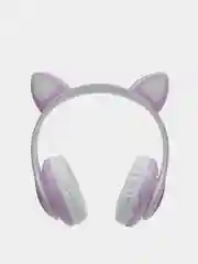 Детские беспроводные наушники "Cat Ear", c кошачьими светящимися ушками