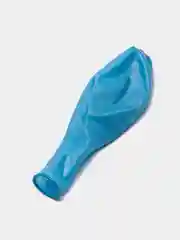 Серебряный воздушный шар, голубой, 30 см, 1, 10, 20, 50 шт
