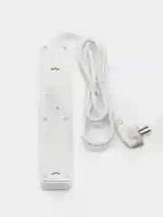 Белый сетевой фильтр Harper UCH-350, 1,5 метра, 3 розетки, 2 USB, Type-C, 4000 Вт