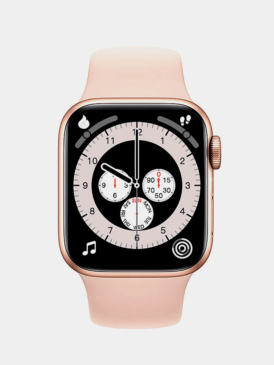 Розовый смарт-часы Smart Watch X7 Pro Bluetooth, 7 серия, 45 мм