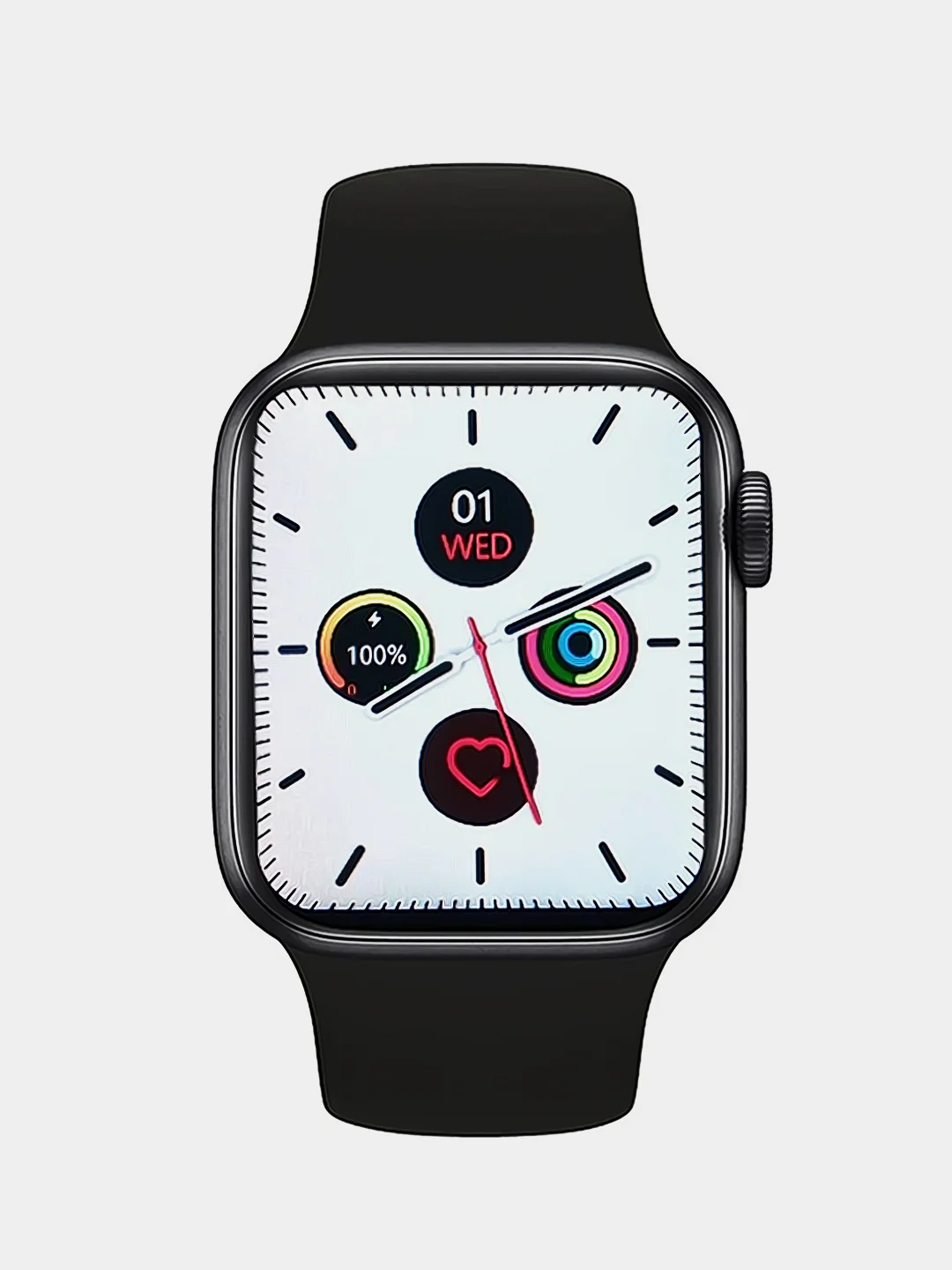 Черный умные часы Smart DT No.1 Series 7, 45 мм, с голосовым помощником