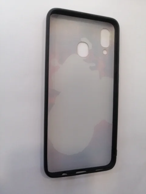 Силиконовый глянцевый с рисунком чехол Samsung А20 (A205F)/A30 (305F)
