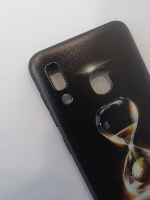 Силиконовый глянцевый с рисунком чехол Samsung А20 (A205F)/A30 (305F)