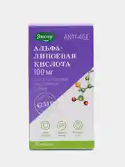 Альфа-липоевая кислота, 100 мг, 30 капсул по 1,1 г