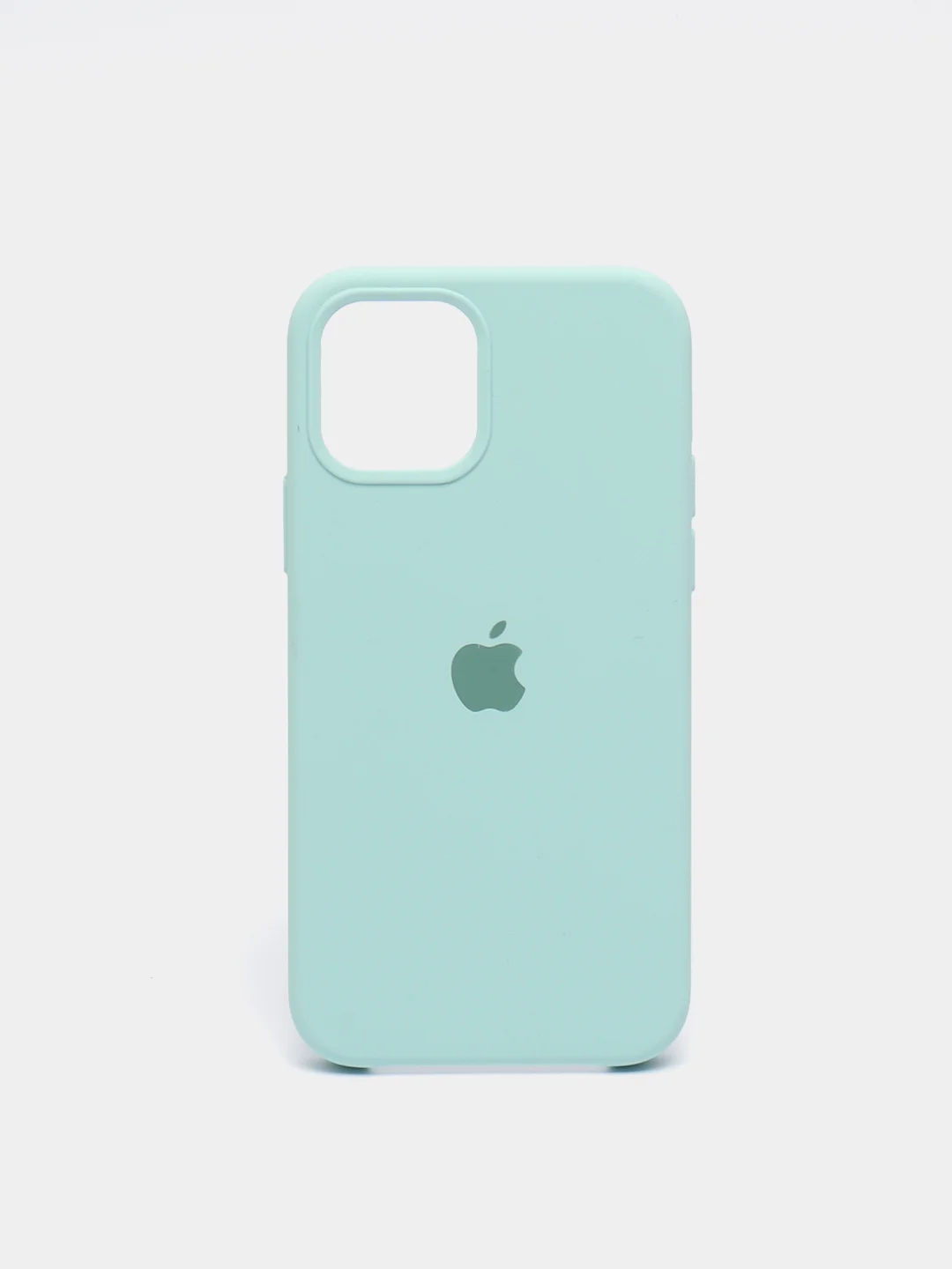 Бирюзовый чехол для iPhone 11/ 12/ 13/ 14/ XR/ 8/ 7/ SE/ X/ XS/ Pro/ Max/ Plus, силиконовый