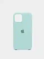 Бирюзовый чехол для iPhone 11/ 12/ 13/ 14/ XR/ 8/ 7/ SE/ X/ XS/ Pro/ Max/ Plus, силиконовый