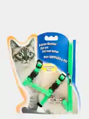Шлейка с поводком для кошек