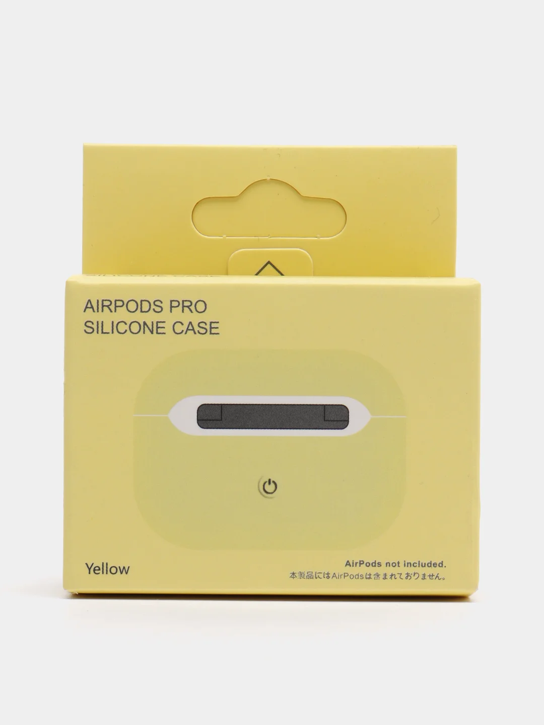 Белый силиконовый чехол для наушников AirPods Pro