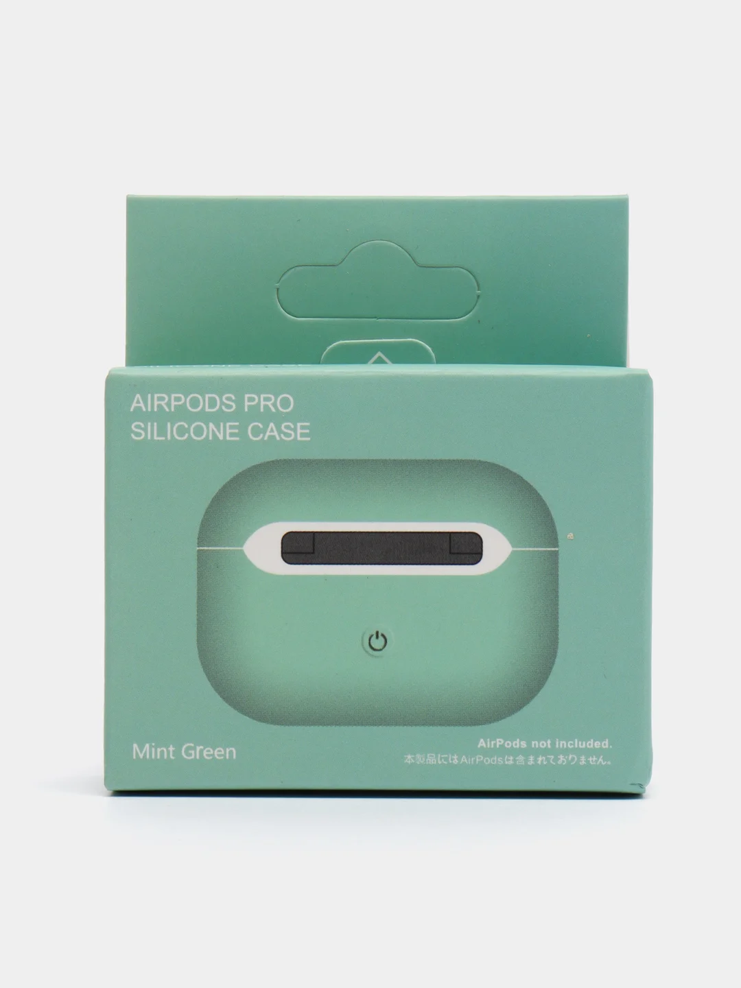 Мятный силиконовый чехол для наушников AirPods Pro