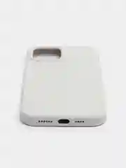 Белый чехол силиконовый для iPhone