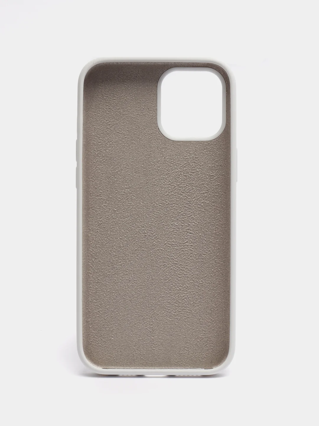 Белый чехол силиконовый для iPhone