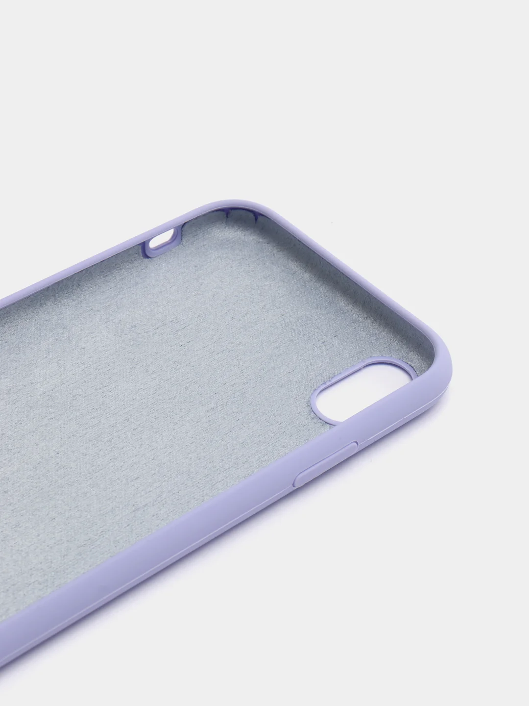 Лавандовый чехол силиконовый для iPhone