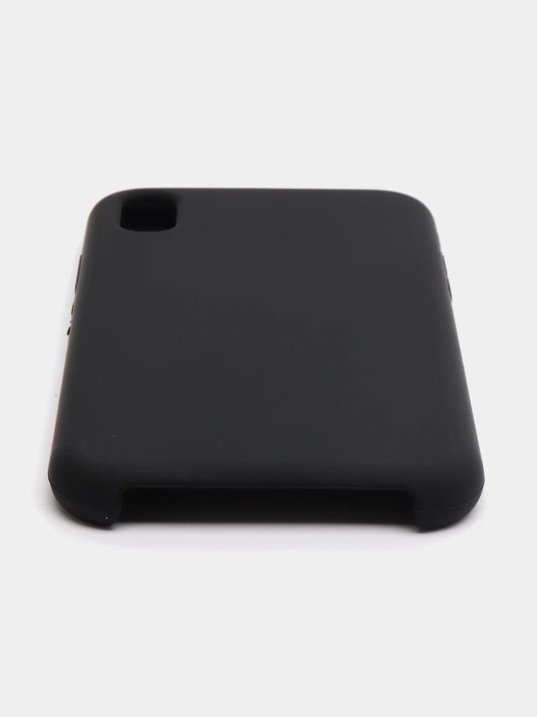 Черный чехол силиконовый для iPhone