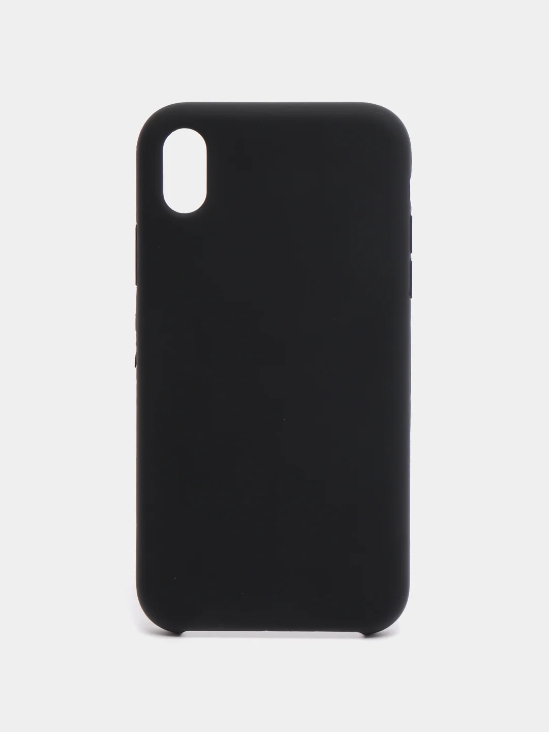 Черный чехол силиконовый для iPhone