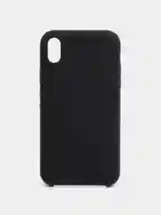 Черный чехол силиконовый для iPhone