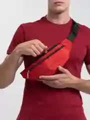 Красный поясная сумка