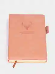 Розовый записная книжка, блокнот, ежедневник в линейку
