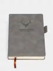 Серый записная книжка, блокнот, ежедневник в линейку