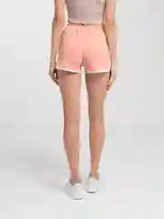 Кораллово-розовый шорты женские, спортивные