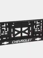 Черный рамка госномера для автомобилей Сhevrolet