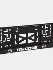 Черный рамка госномера для автомобилей Mazda