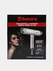 Фен для волос Sakura SA-4051V LED подсветка, 3 режима, 1600Вт